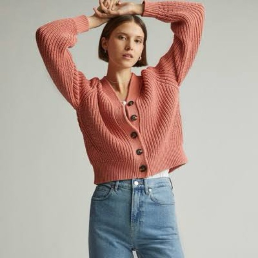 Everlane Texture Cotton Cardigan